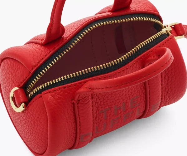 The Marc Jacobs Leather Nano Duffle Crossbody True Red - Image 6