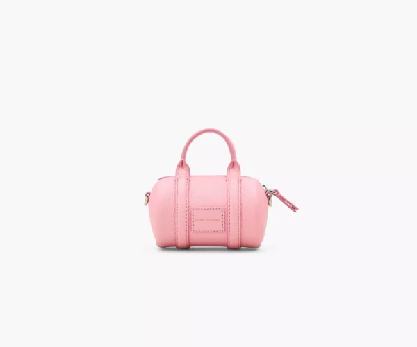 The Marc Jacobs Leather Nano Duffle Crossbody Ribbon Pink - Image 3