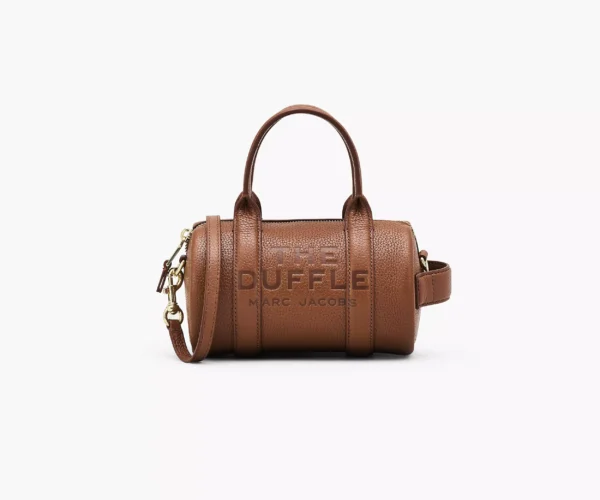 The Marc Jacobs Leather Mini Duffle Bag Argan Oil