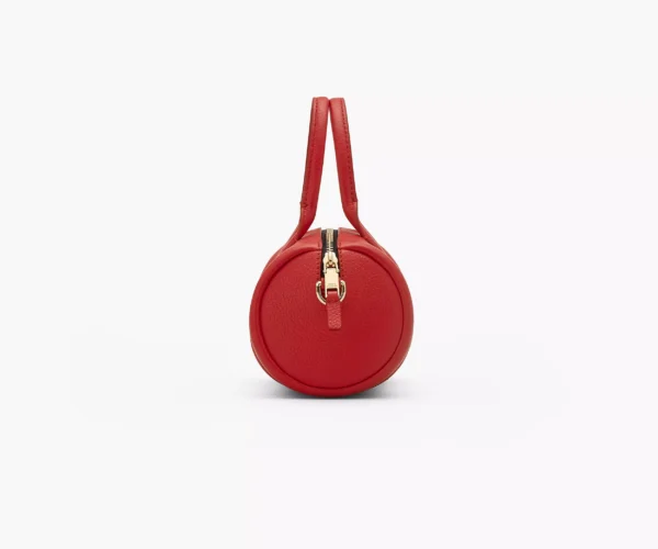 The Marc Jacobs Leather Mini Duffle Bag True Red - Image 4