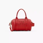 The Marc Jacobs Leather Mini Duffle Bag True Red