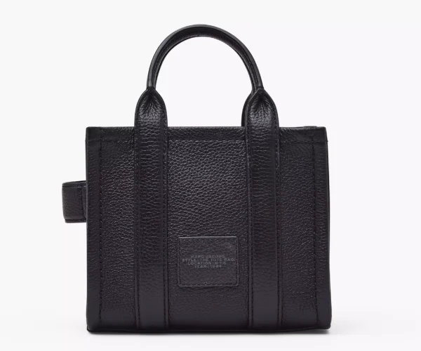 The Marc Jacobs Crossbody Tote Bag Leather Black - Image 3