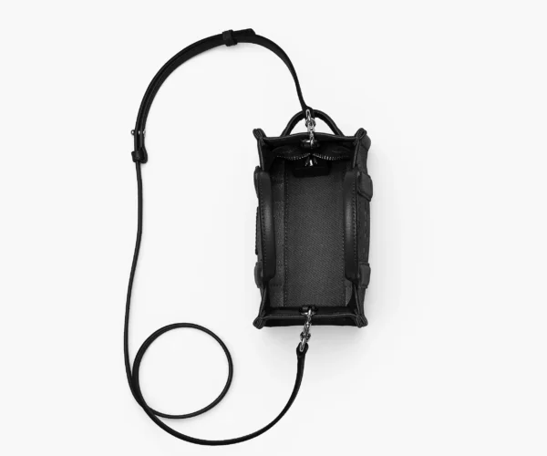 The Marc Jacobs Crossbody Tote Bag Leather Black - Image 7