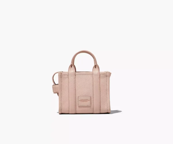 The Marc Jacobs Crossbody Tote Bag Leather Rose - Image 6