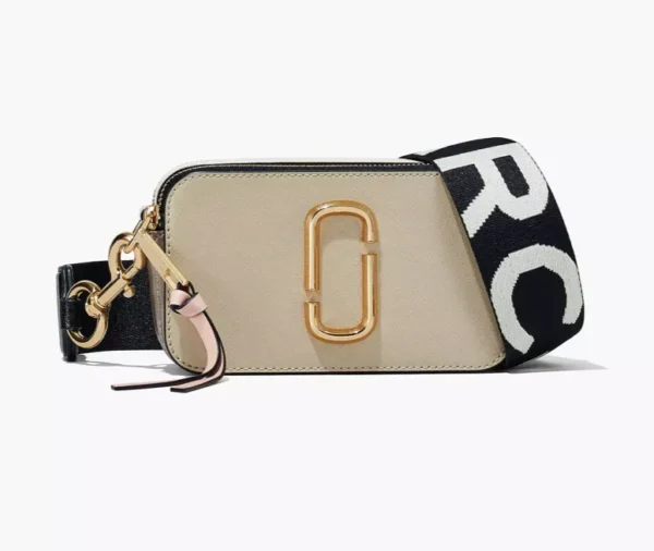 The Marc Jacobs Snapshot Cross-Body Bag Ivory/Silver/Bronze