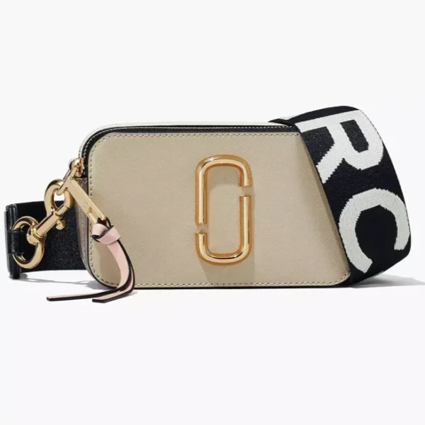 The Marc Jacobs Snapshot Cross-Body Bag Ivory/Silver/Bronze