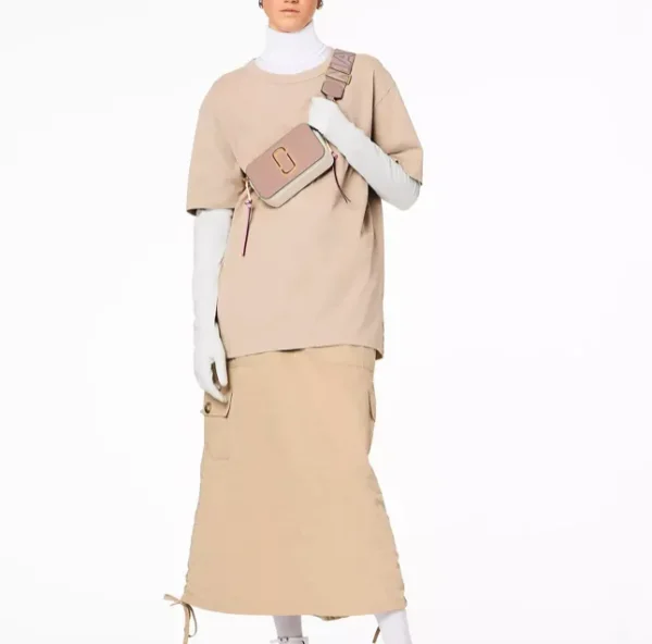 The Marc Jacobs Snapshot Cross-Body Bag Colorblock Rose/Goldenrod/Vanilla - Image 3