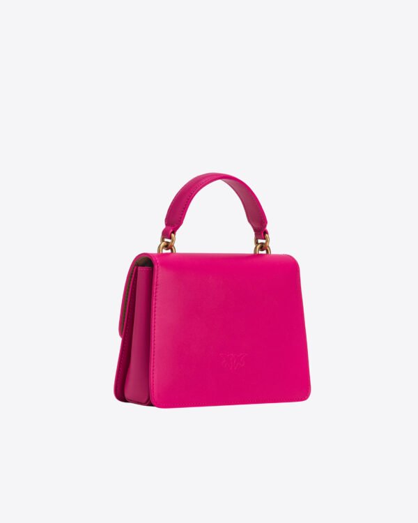 Mini Love Bag One Top Handle Light Simply PINKO PINK-ANTIQUE GOLD - Image 2