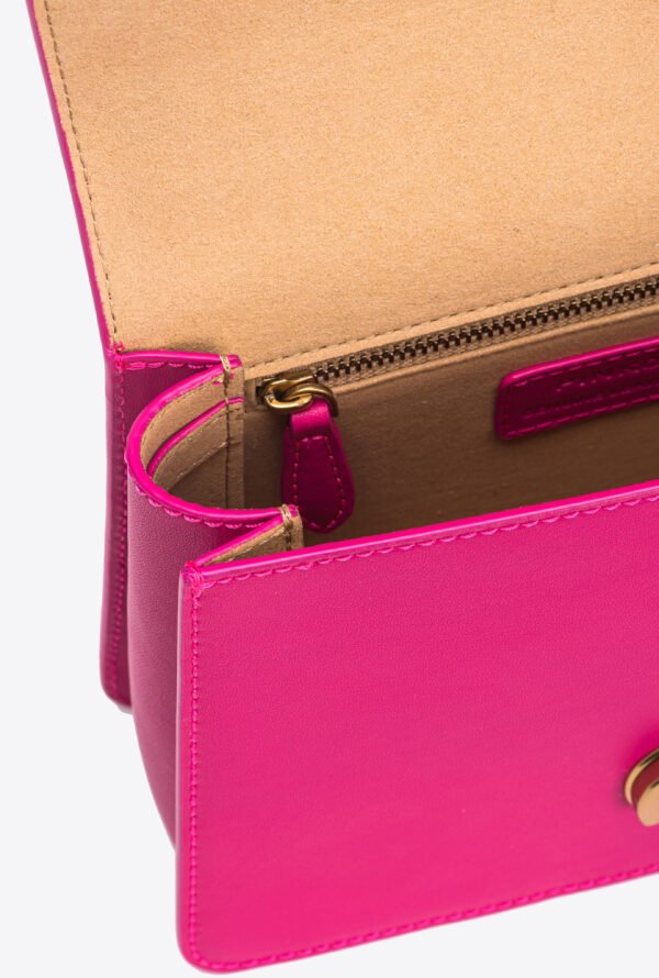 Mini Love Bag One Top Handle Light Simply PINKO PINK-ANTIQUE GOLD - Image 7