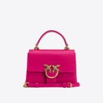 Mini Love Bag One Top Handle Light Simply PINKO PINK-ANTIQUE GOLD