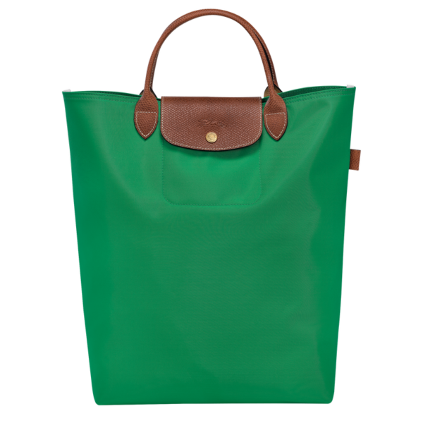 Le Pliage Original M Tote bag Vertical Green