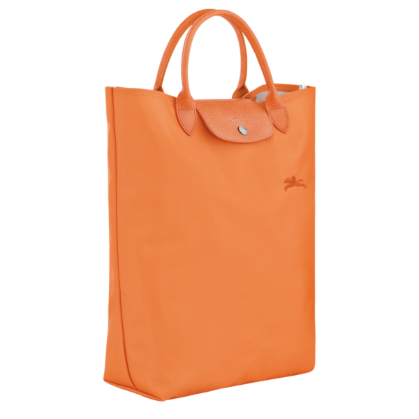 Le Pliage Green M Tote bag Vertical Orange - Image 3