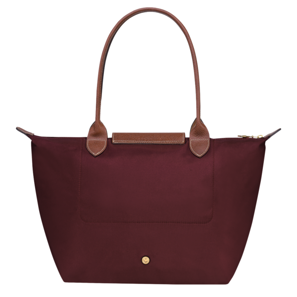 Le Pliage Original M Tote bag Burgundy - Image 4