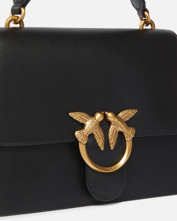 Classic Love Bag One Top Handle Light Simply BLACK-ANTIQUE GOLD - Image 3