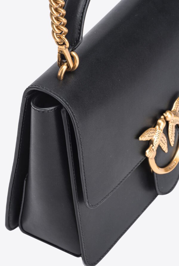 Classic Love Bag One Top Handle Light Simply BLACK-ANTIQUE GOLD - Image 5