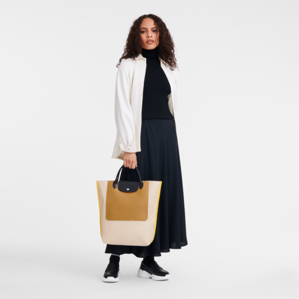 Cabas Longchamp M Tote bag Beige - Image 2