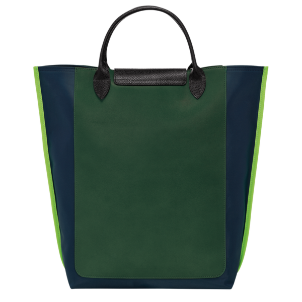 Cabas Longchamp M Tote bag Navy - Image 4