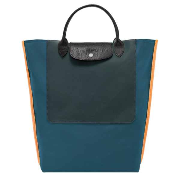 Cabas Longchamp M Tote bag Peacock