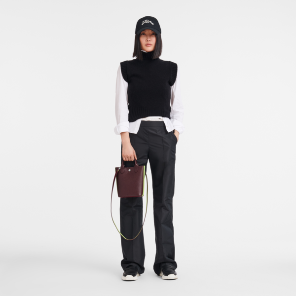Épure XS Tote bag Burgundy - Image 2