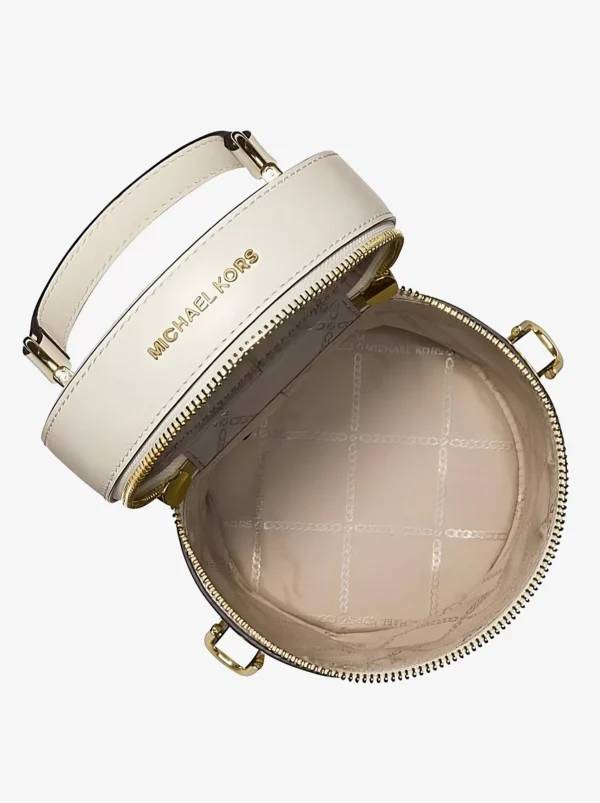 Michael Kors Bedford Travel Medium Satchel Bag in White - Image 4