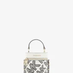 Michael Kors Bedford Travel Medium Satchel Bag in White