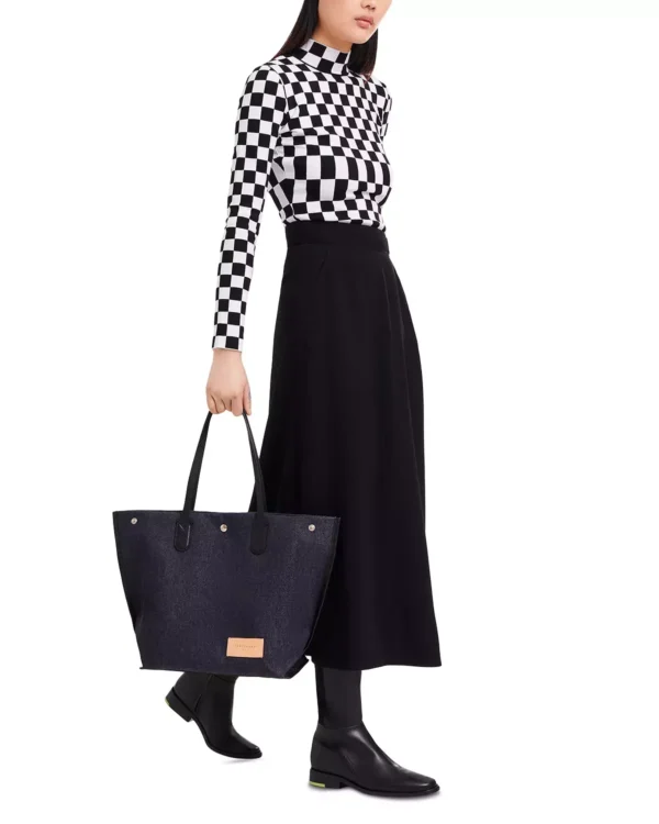Essential L Tote Bag Denim - Image 4