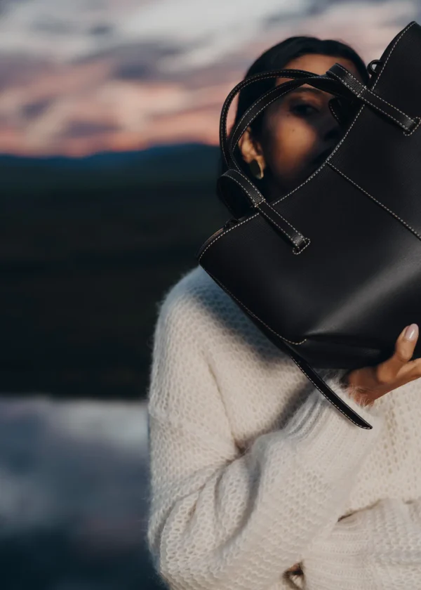 Polene Cyme Mini Edition Textured Black - Image 4