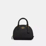 Coach Sydney Satchel Leather Black