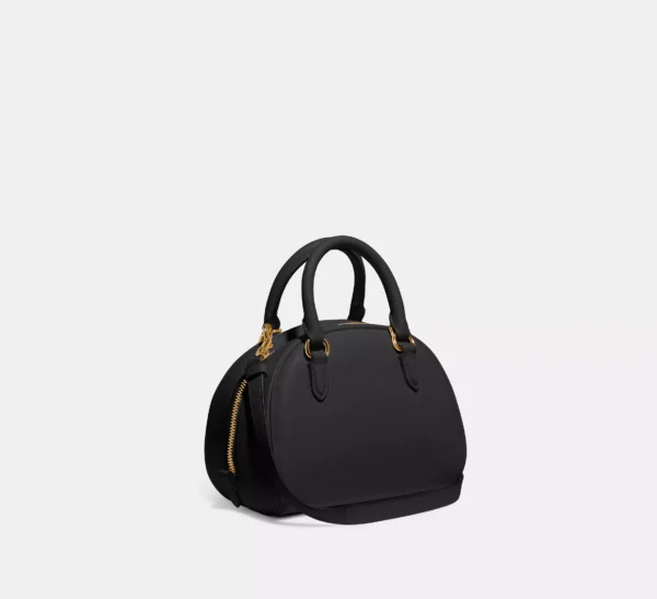 Coach Sydney Satchel Leather Black - Image 2