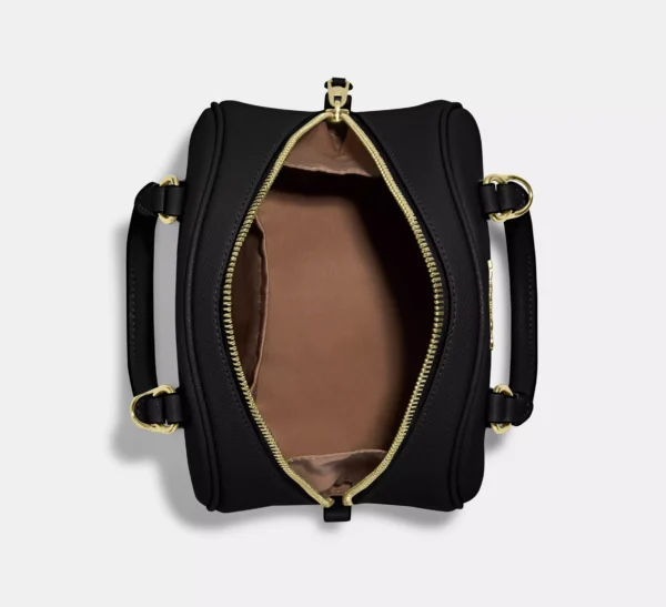 Coach Sydney Satchel Leather Black - Image 3