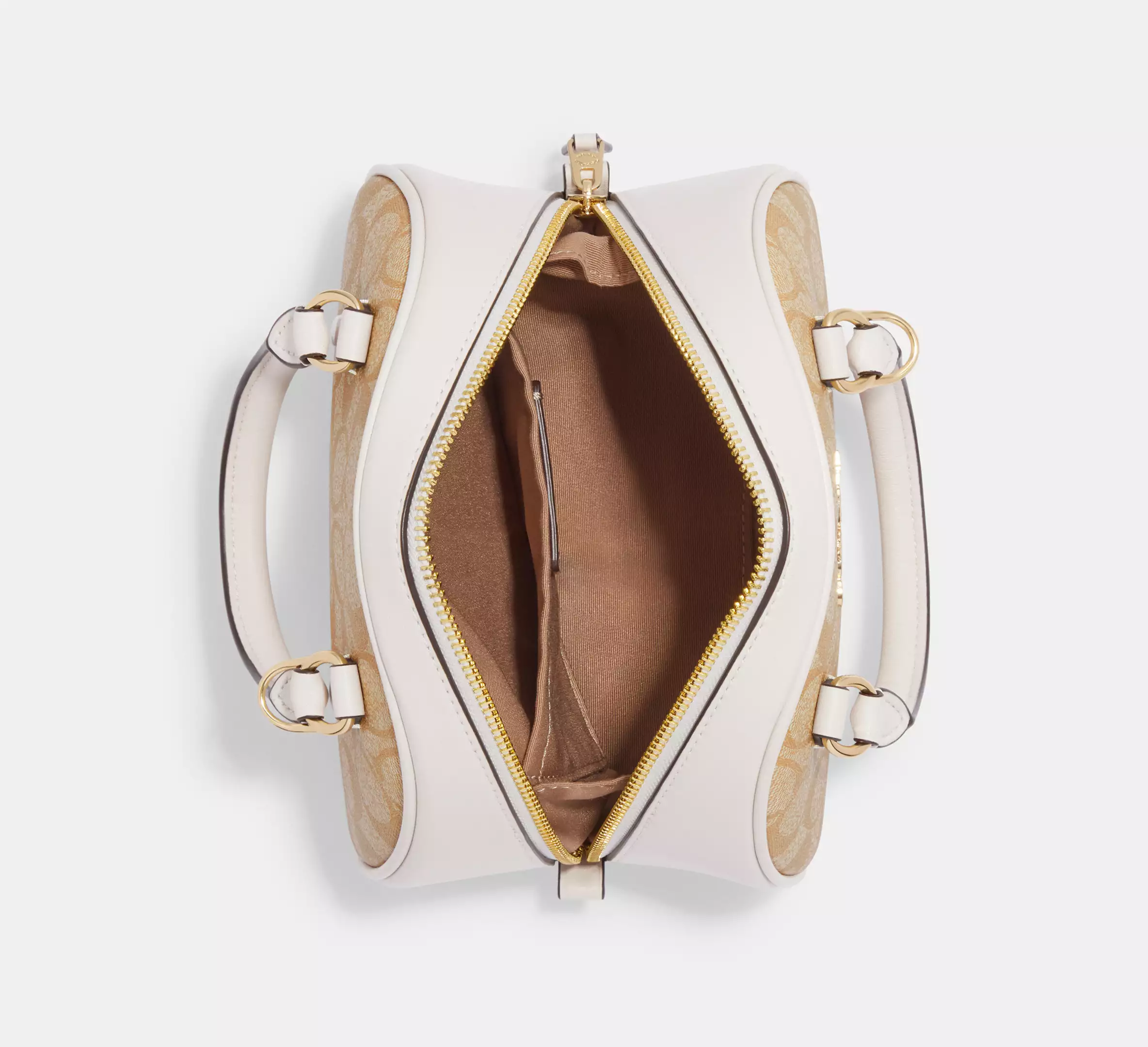 Coach Sydney Satchel In Signature Canvas Light Khaki - Image 5