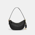 Coach Luna Shoulder Bag Leather Black
