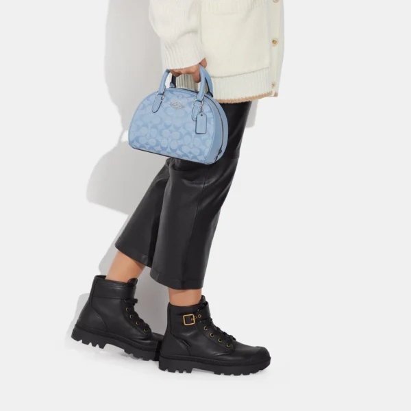 Coach Sydney Satchel In Signature Chambray - Image 5
