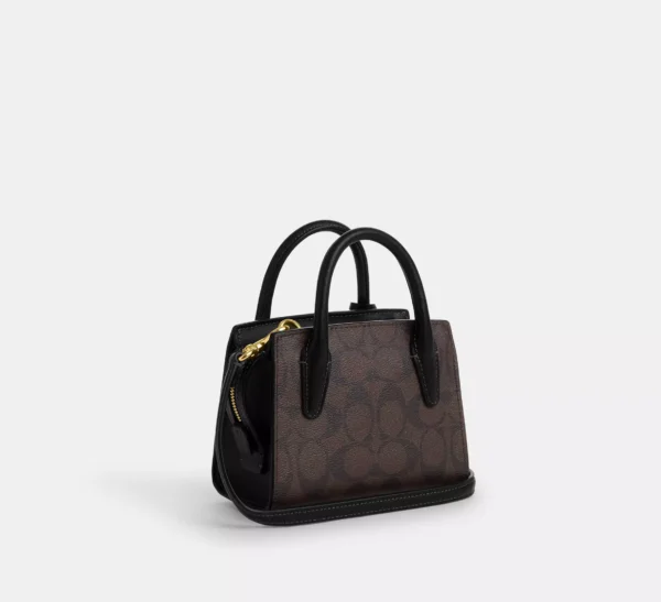 Coach Andrea Mini Carryall In Signature Canvas - Image 4