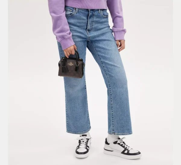 Coach Andrea Mini Carryall In Signature Canvas - Image 3
