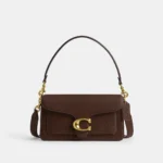 Tabby Shoulder Bag 26 refined pebble leather Maple Gold
