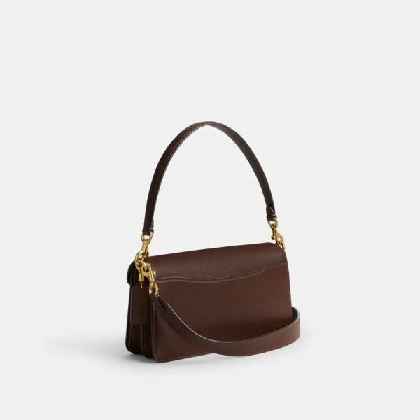 Tabby Shoulder Bag 26 refined pebble leather Maple Gold - Image 5