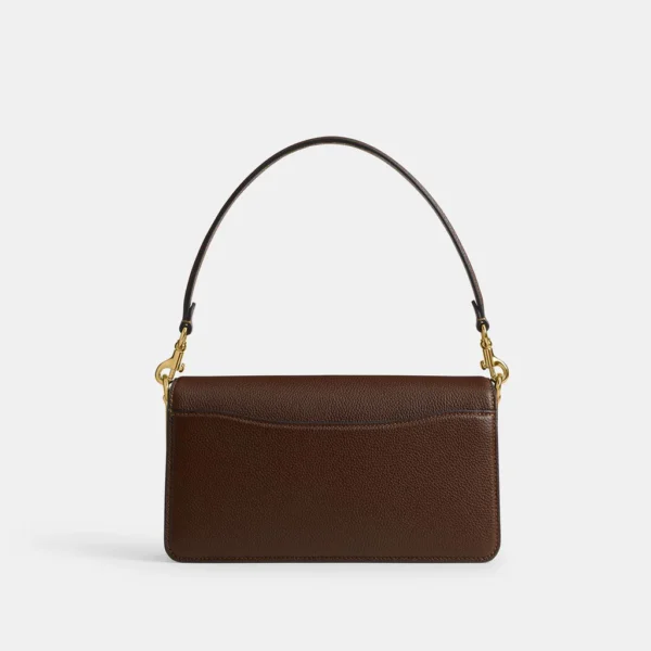 Tabby Shoulder Bag 26 refined pebble leather Maple Gold - Image 6
