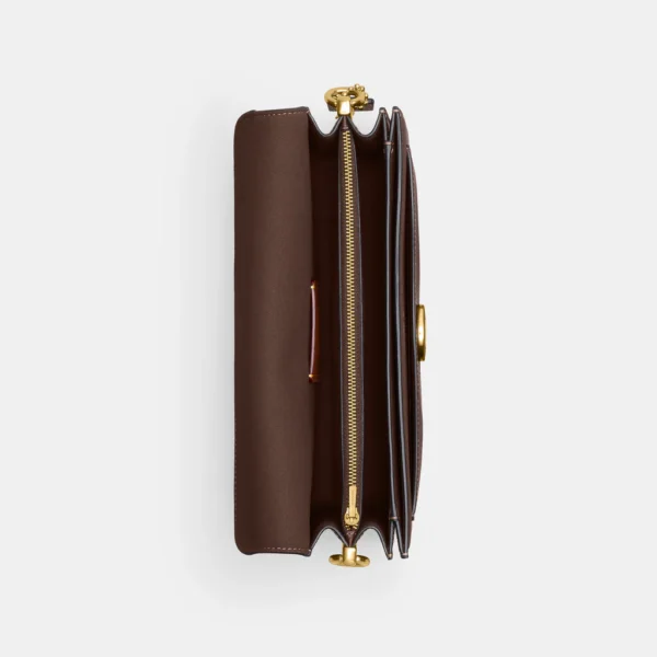 Tabby Shoulder Bag 26 refined pebble leather Maple Gold - Image 7
