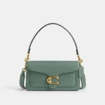 Tabby Shoulder Bag 26 refined pebble leather Sage