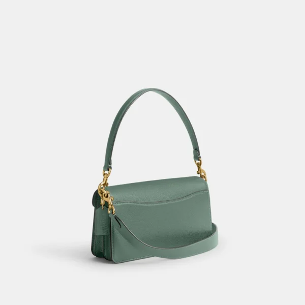 Tabby Shoulder Bag 26 refined pebble leather Sage - Image 2