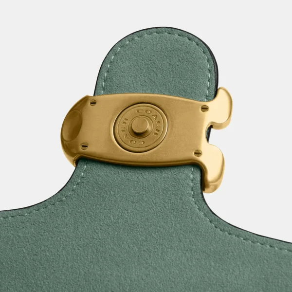 Tabby Shoulder Bag 26 refined pebble leather Sage - Image 4