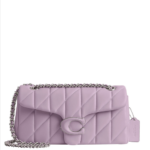 Tabby Shoulder Bag 26 With Quilting Purple