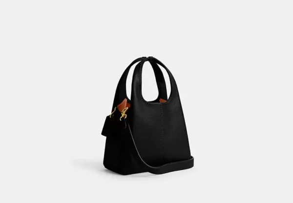 Coach Lana Shoulder Bag 23 Black - Image 2