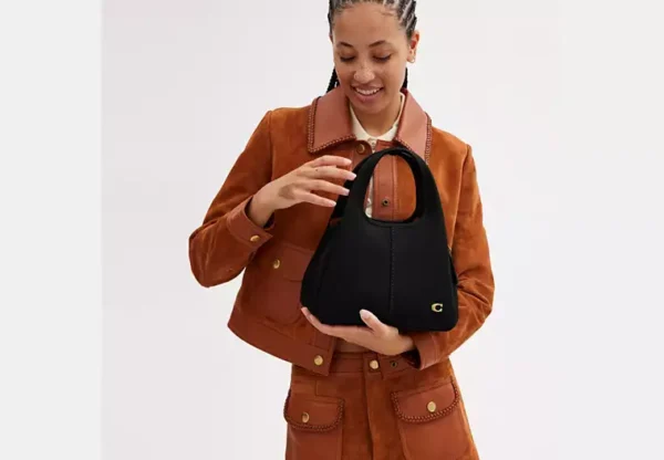 Coach Lana Shoulder Bag 23 Black - Image 6