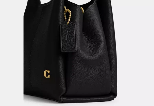 Coach Lana Shoulder Bag 23 Black - Image 7