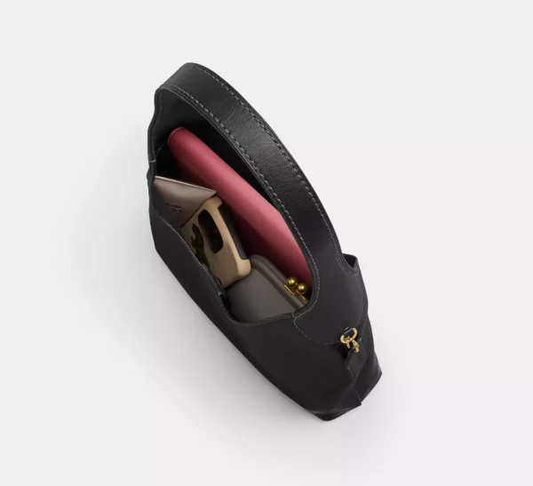 Coach Brooklyn Shoulder Bag 28 Black - Image 5