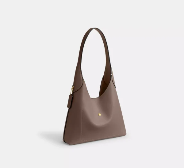 Coach Brooklyn Shoulder Bag 28 Dark Stone - Image 2