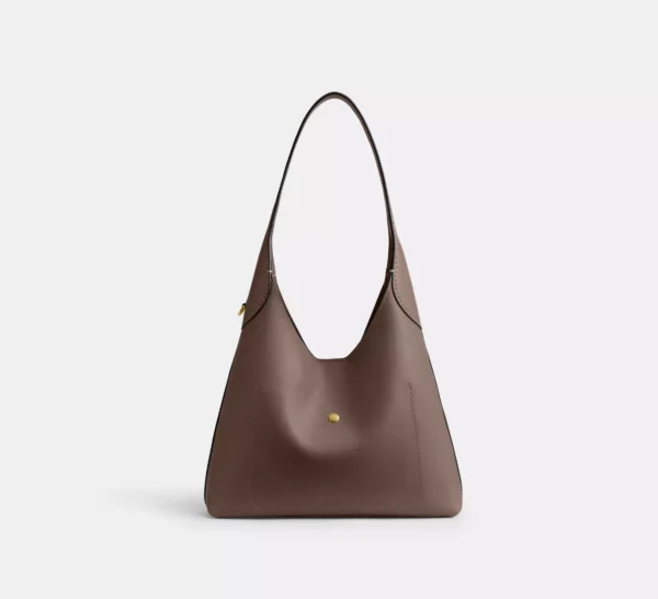 Coach Brooklyn Shoulder Bag 28 Dark Stone - Image 3