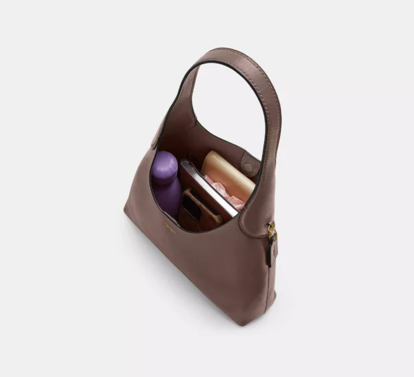 Coach Brooklyn Shoulder Bag 28 Dark Stone - Image 4
